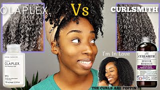 CURLSMITH Bond Curl Vs OLAPLEX 3  Bond Treatment Results on TYPE 4 Heat Damaged Natural Hair [upl. by Aramac]