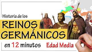 Los REINOS GERMÁNICOS ⚔  Resumen  Visigodos Ostrogodos Francos y Anglosajones [upl. by Animsay]