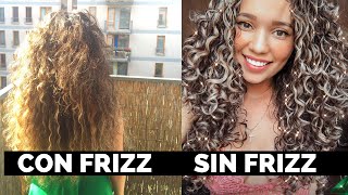 ¡BAÑOS DE ACEITE PARA QUITAR EL FRIZZ EN CABELLO RIZADO ¡FUNCIONA ENCRESPAMIENTORESUELTO [upl. by Natal]