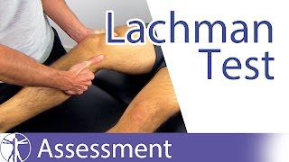 Lachman Test  Cruciate Ligament [upl. by Aicertap]