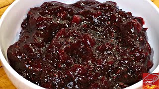 Cranberry Sauce Recipe  Grand Marnier Cranberry Sauce [upl. by Anaher616]