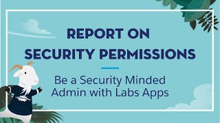 Use Salesforce Labs Permission Helper to Audit User Security [upl. by Ailedroc]