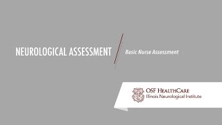 Neurological Assessment  Basic Nurse Assessment [upl. by Nosretep]