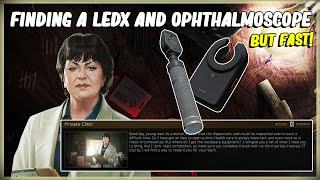 FIND IN RAID LEDX AND OPHTHALMOSCOPE  EFT ESCAPE FROM TARKOV  THERAPIST TASK PRIVATE CLINIC 1211 [upl. by Mojgan557]