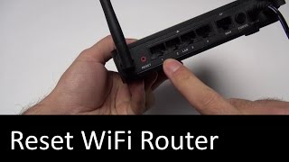 WiFi Router Factory Reset With Button [upl. by Pirbhai]