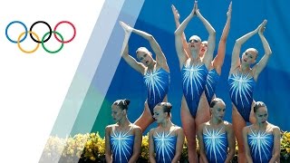 Russia wins Synchronised Swimming team gold [upl. by Teak]