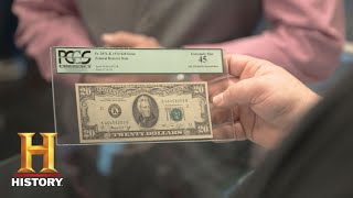 Pawn Stars 1974 Misprinted 30 Bill Season 14  History [upl. by Gwenni716]