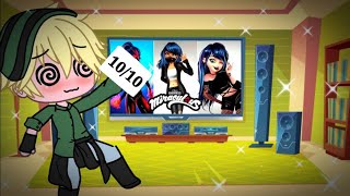 ✨ Adrien Reacts To Marinettes TikTok Glow Ups ✨  MLB  Gacha Life Skit  Original Idea [upl. by Howlond]