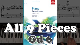 ABRSM Grade 6 Piano 2019 amp 2020 All 9 Pieces [upl. by Lindeberg237]