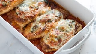 Easy Chicken Parmesan Recipe [upl. by Enyalb452]