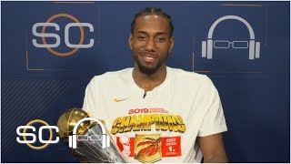 Kawhi Leonard grateful to have made history with the Raptors talks free agency  2019 NBA Finals [upl. by Garate524]