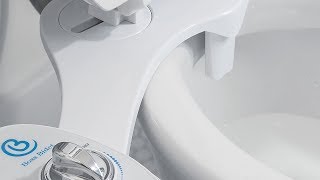 How To Clean A Bidet Attachment Toilet Seat  Drain Help [upl. by Steve]