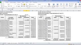 Cómo realizar conciliaciones bancarias en Excel [upl. by Willin]