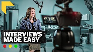 How to Shoot Cinematic Interviews  10 Easy Steps [upl. by Horbal]