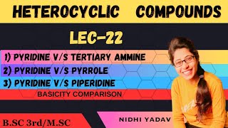 Comparison Of Basicity Of Pyridine [upl. by Simmonds]