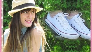 STYLING  WHITE CONVERSE SUMMER FASHION [upl. by Anamor]