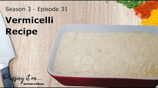 Vermicelli Recipe [upl. by Caldeira]