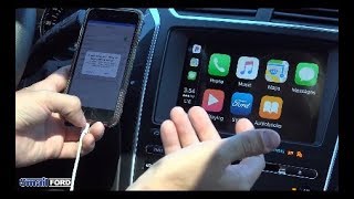 How to Connect Your iPhone to Your Ford with Apple CarPlay [upl. by Alik]