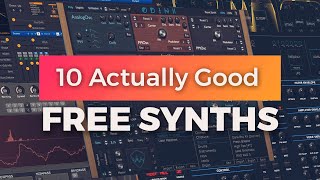 10 EPIC Free Synth Plugins You Need for Sound Design 🎹 [upl. by Ahsinoj]