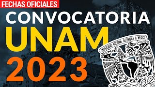 Convocatoria UNAM 2023 [upl. by Wyatan]