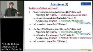 Praktische Philosophie 5a Tugendethik  Aristoteles 2 [upl. by Lovich]