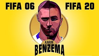 KARIM BENZEMA evolution FIFA 06  FIFA 20 [upl. by Harihs369]