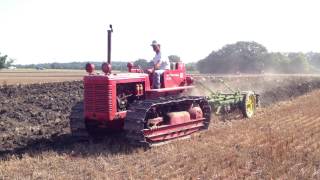 International TD9 Plowing a Field [upl. by Latin]