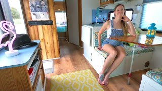 MOTORHOME TOUR  Living The Full Time RV Lifestyle In A Remodeled Class C [upl. by Alta]