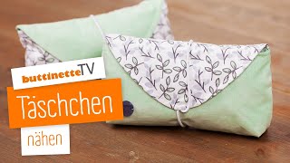 Täschchen nähen  Nähset  buttinette TV DIY [upl. by Odilia]