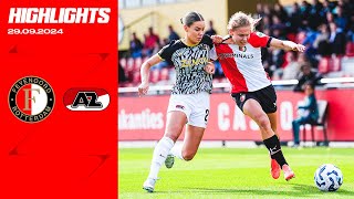 Highlights  Feyenoord V1  AZ  Azerion Vrouwen Eredivisie 20242025 [upl. by Sunny]