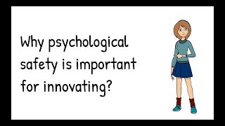 Why psychological safety is important for innovating [upl. by Cary]