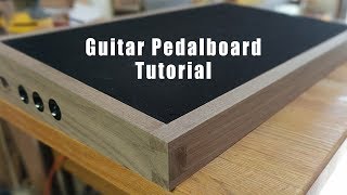 DIY Walnut Pedalboard  Tutorial Video [upl. by Waal364]