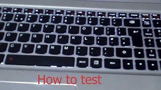 How to Test a Laptop Keyboard  Laptop repair [upl. by Hawk]