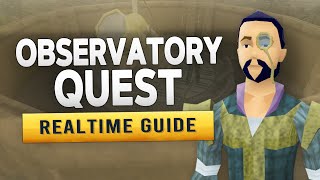 RS3 Observatory Quest – Realtime Quest Guide OUTDATED [upl. by Kcirddor]