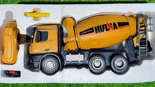 Unboxing RC Mixer Truck 114 Huina 1574 [upl. by Aneelas278]