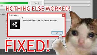 How to Fix quotGradle build failedquot When nothing else works [upl. by Nylekoorb323]