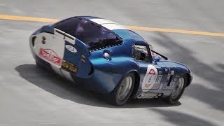 Classic amp Historic Race Cars in action on the old Monza High Speed Oval amp Banking [upl. by Notnilc]