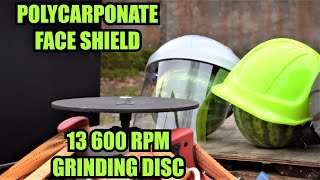 Can Face Shield Stop Exploding 9 Grinding Disc Work Safety Experiment [upl. by Holofernes]