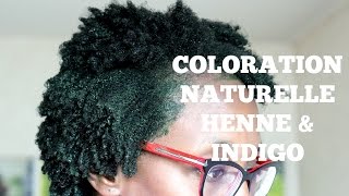 TUTO  COLORATION AU HENNE amp INDIGO [upl. by Niwroc]