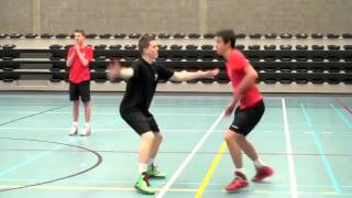 Korfball basics 9  Defender Movement [upl. by Klehm660]