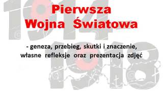 1 wojna światowa prezentacja [upl. by Ecnahs981]