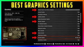 Red Dead Redemption 2 MAX Graphics Settings  Changes You NEED To Make For The BEST Graphics RDR2 [upl. by Nasia205]