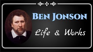 Ben Jonson Biography and Works  UGC NET English [upl. by Ard]