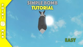 Roblox  Plane Crazy  Simple Bomb Tutorial [upl. by Anwahs]