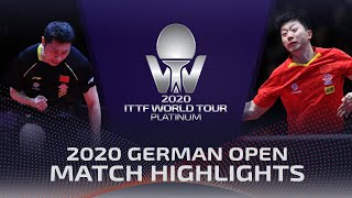 Ma Long vs Xu Xin  2020 ITTF German Open Highlights Final [upl. by Orford]