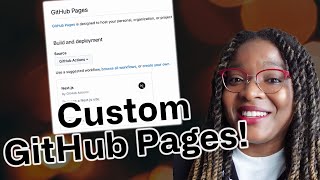 Deploy to GitHub Pages with Custom GitHub Actions [upl. by Carrington]