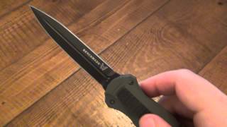 Knife Review  Benchmade quotInfidelquot OTF 3300BKOD1101 Automatic Knife [upl. by Enelegna]