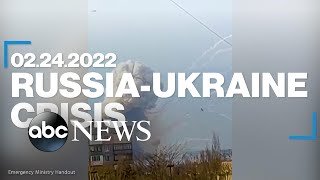 RussiaUkraine Crisis February 24 2022 [upl. by Lonni]