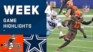 Browns vs Cowboys Week 4 Highlights  NFL 2020 [upl. by Jankell]