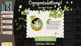 I BEAT THE GAME AdVenture Capitalist 125 [upl. by Nosirb]